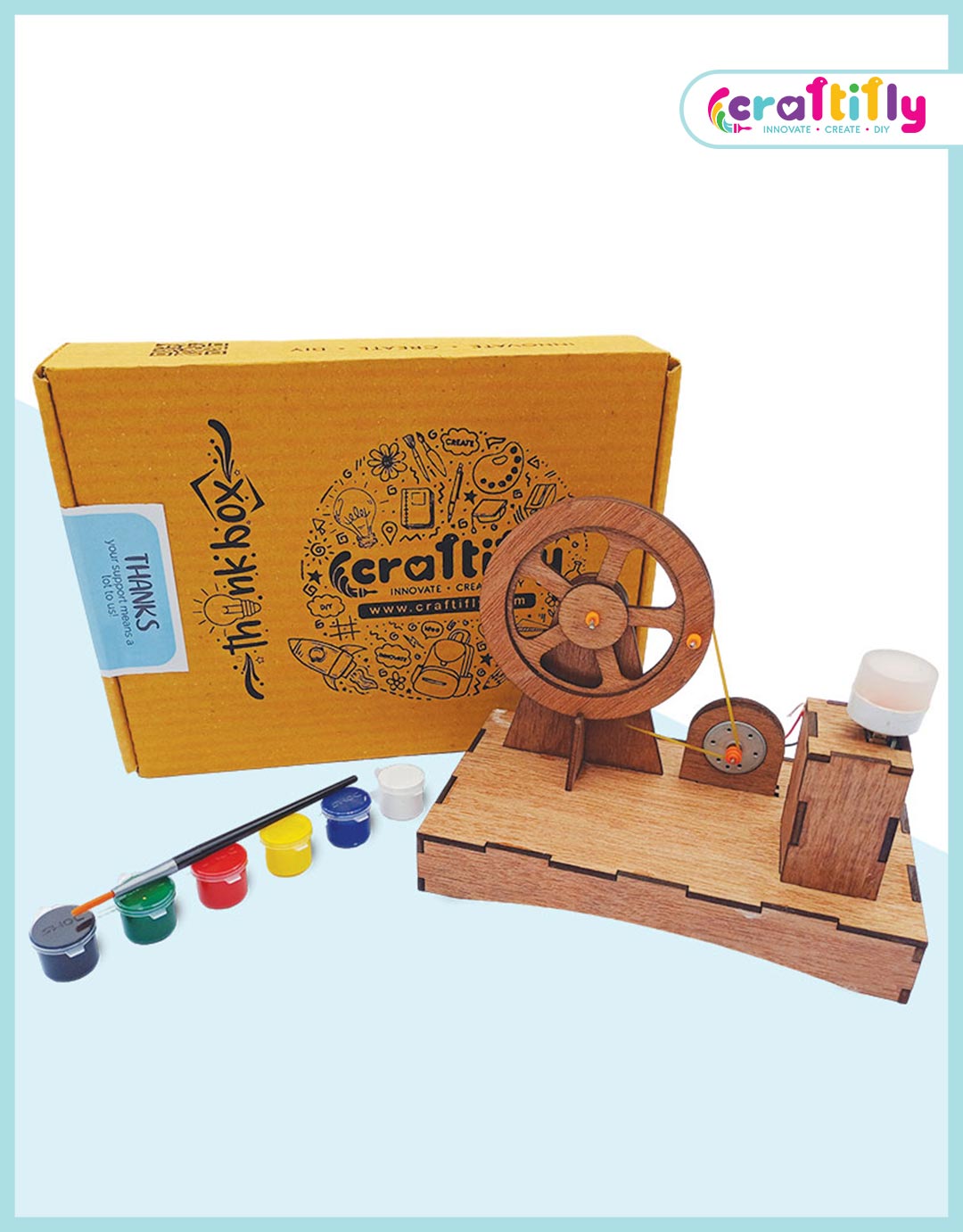 DIY-power-generator STEM Hand Generator Educational DIY Assembly Kit
