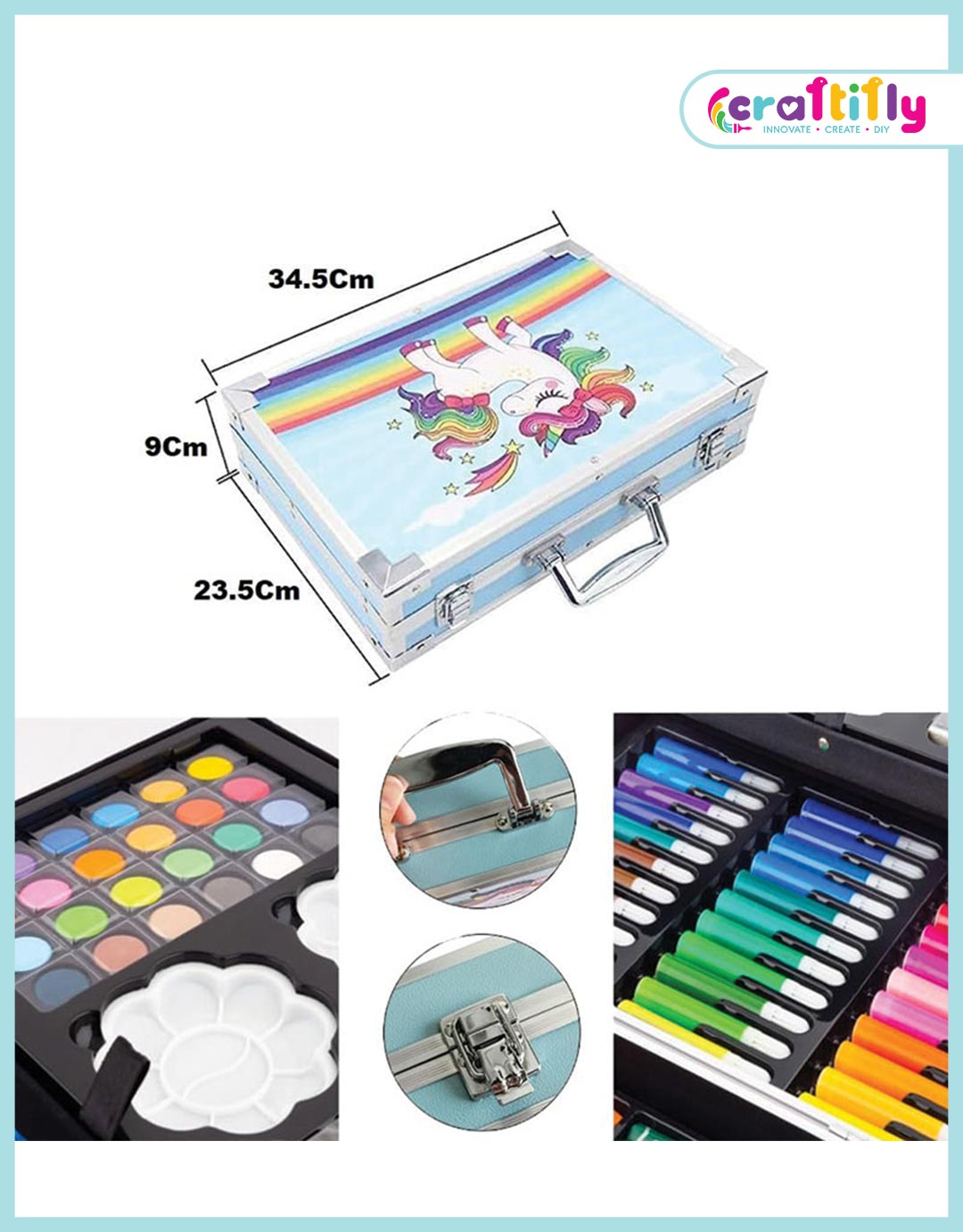 145-pcs-Unicorn-Art-Supplies2